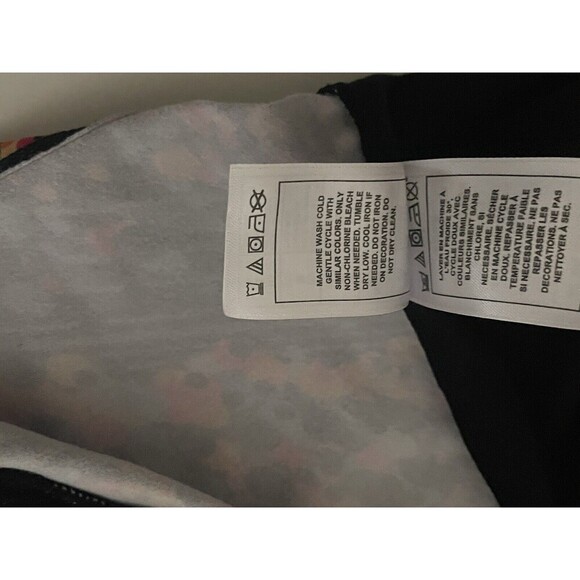 Disney Parks Minnie Mouse Black Polka Dot Zip Up Running Jacket Size Small - Picture 16 of 16